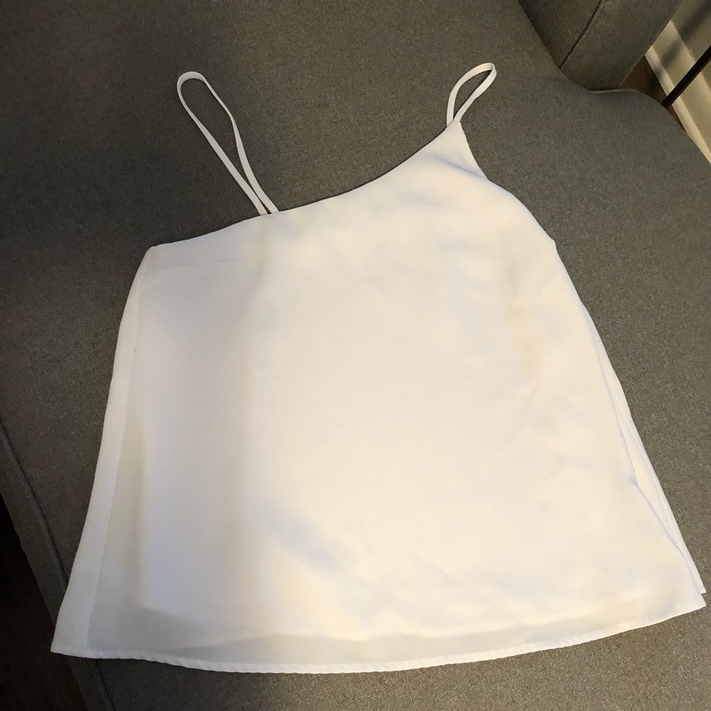 Sleeveless White Top